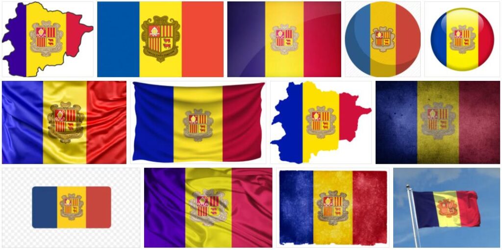 Andorra Country Flag