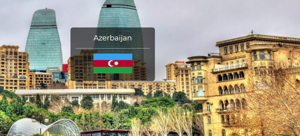 Azerbaijan Country Flag