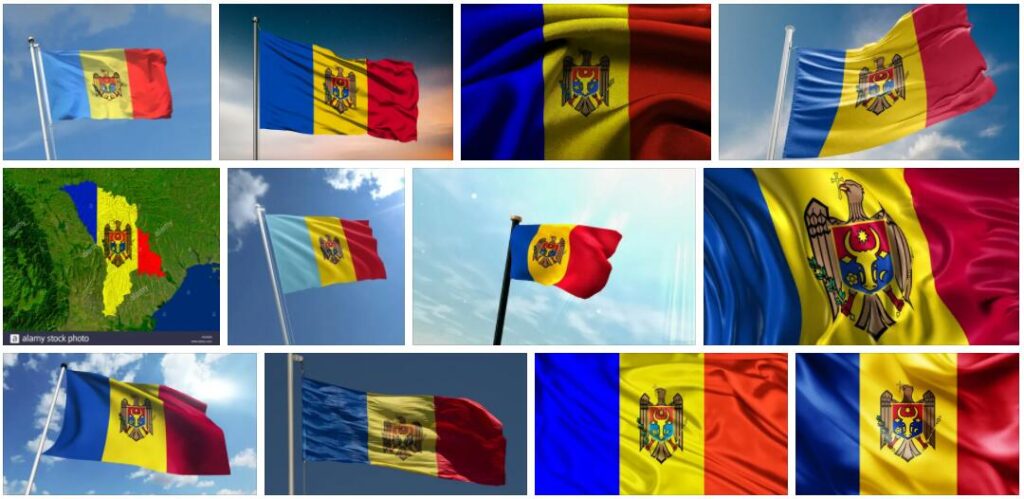 Moldova Country Flag